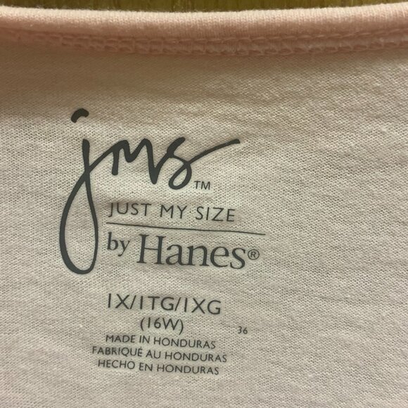 Hanes Just My Size Women's Pink Tee - Picture 4 of 4